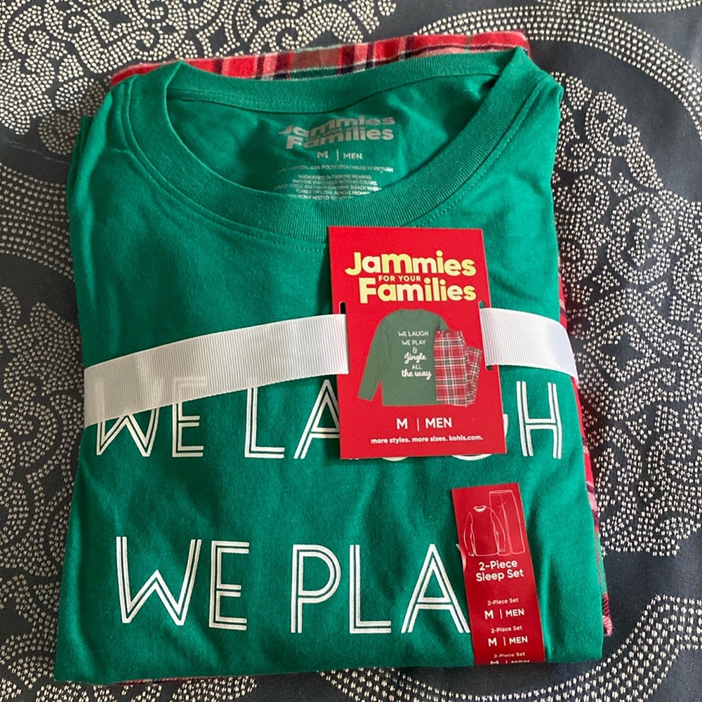 Brand New men’s Jammie’s for the families pajama set